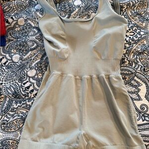 FP Movement by Free People Light Gray Jumpsuit good karma